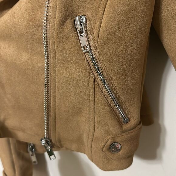 Princess Polly Super Soft Suede Like Moto Jacket - Picture 5 of 6